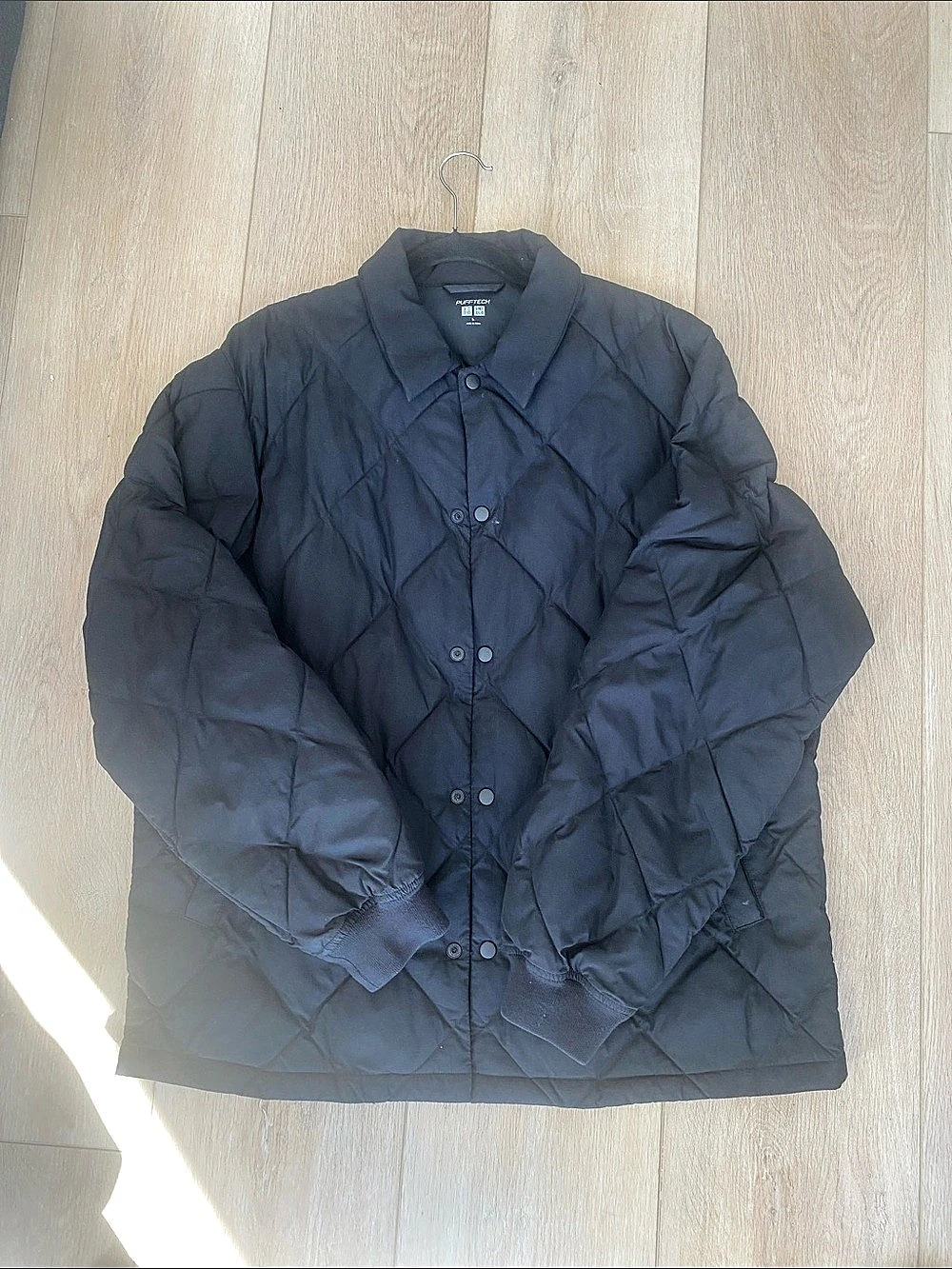 Uniqlo Pufftech Quilted Jacket Black